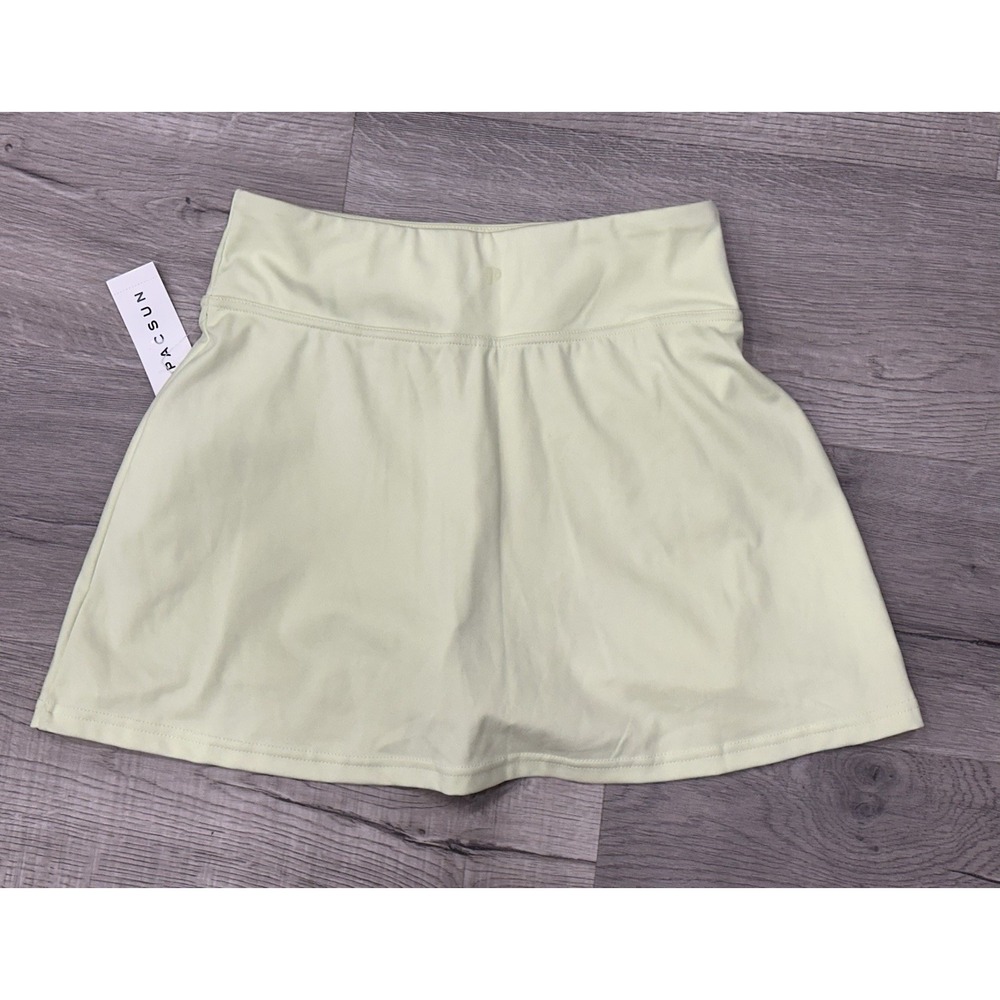 PAC 1980 Athletic Active Mini Tennis Skort Lime Color Size XS Soft NEW READ - Picture 5 of 7